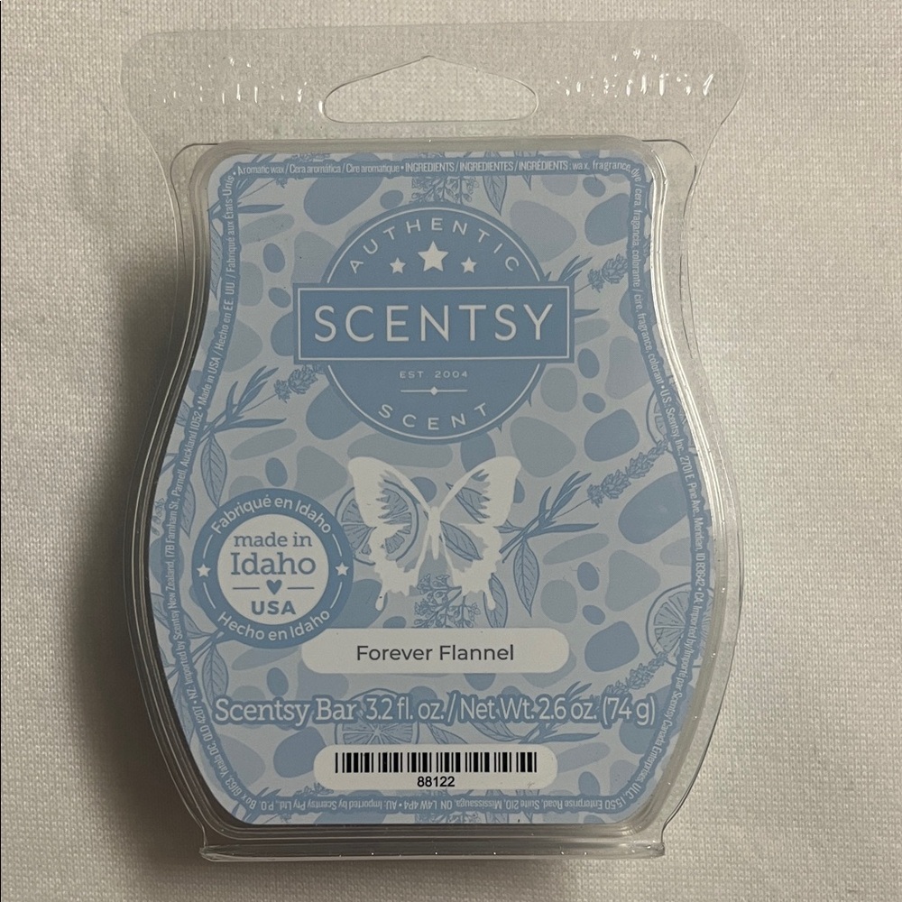 Scentsy Forever Flannel Scent Bar - Soft Blue